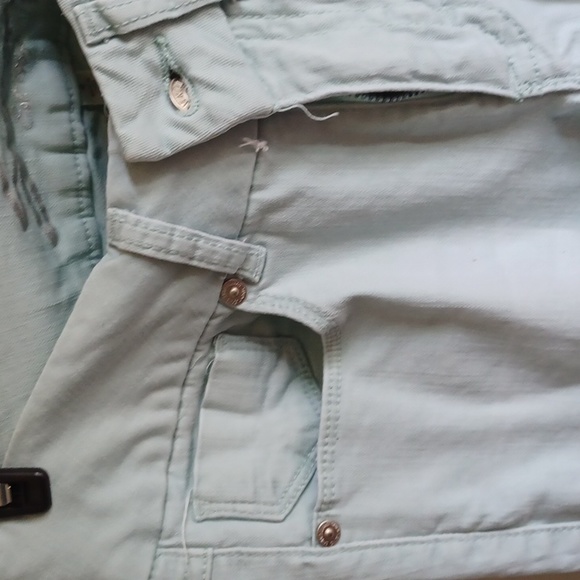 😀3/$12 7 Seven Jeans mint Green sz4 - Picture 4 of 12